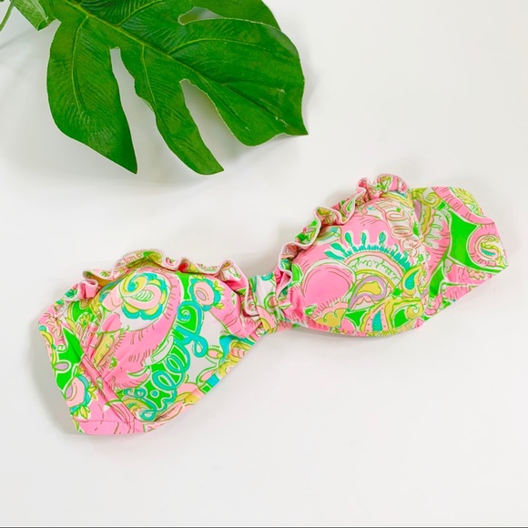 Lilly Pulitzer Other - Lilly Pulitzer Louella Bandeau (Mini Chin Chin) XS